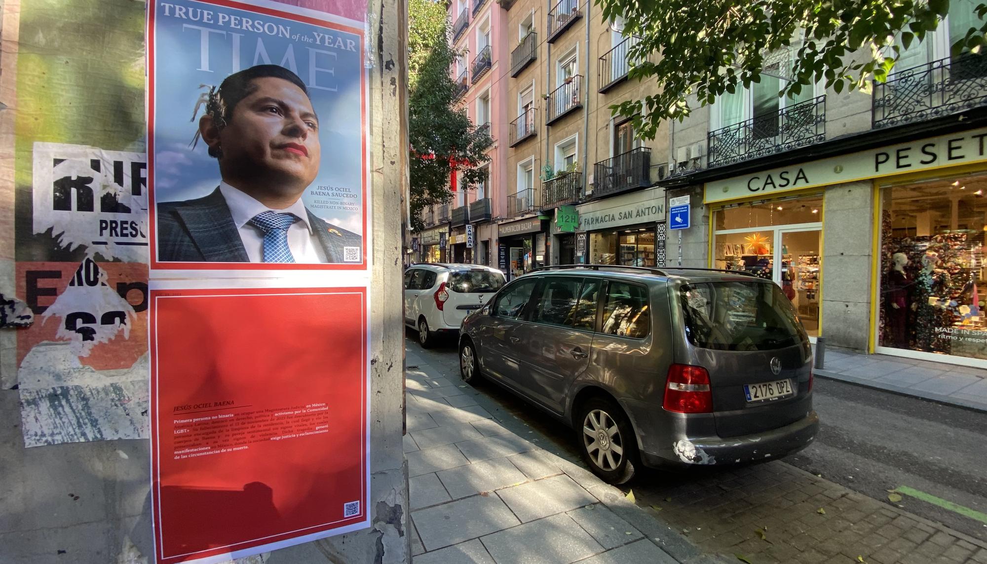 Pegada carteles madrid activismo 1